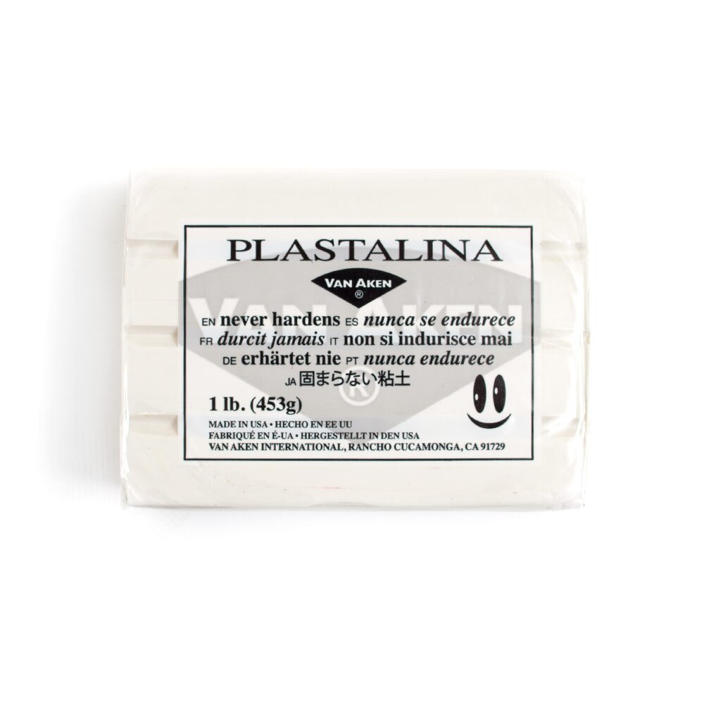 Clay, Art & School, Van Aken, Plastalina, Modeling, #1, 35269, White